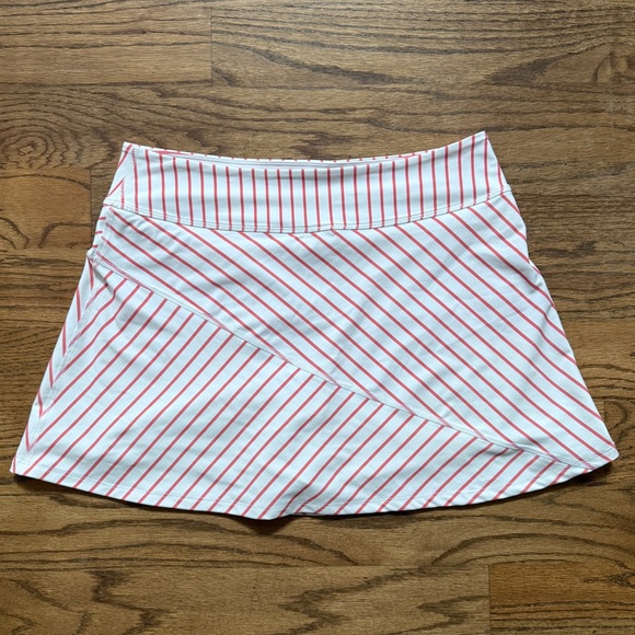 Southern Tide Katlyn Stripe Skort - Classic White - Size M - Picture 4 of 9